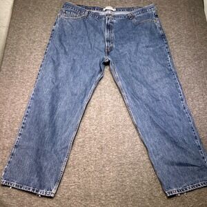 Levi's Jeans 550 Men 48x30 Light Blue Straight Leg Classic‎ Everyday Relaxed Fit